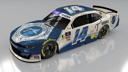 T3 Vodka sponsoring NASCAR Xfinity Series driver Logan Bearden at Nashville